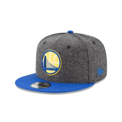 Sapca New Era Golden State Warriors NBA Tweed Turn 9FIFTY Snapback - Gri